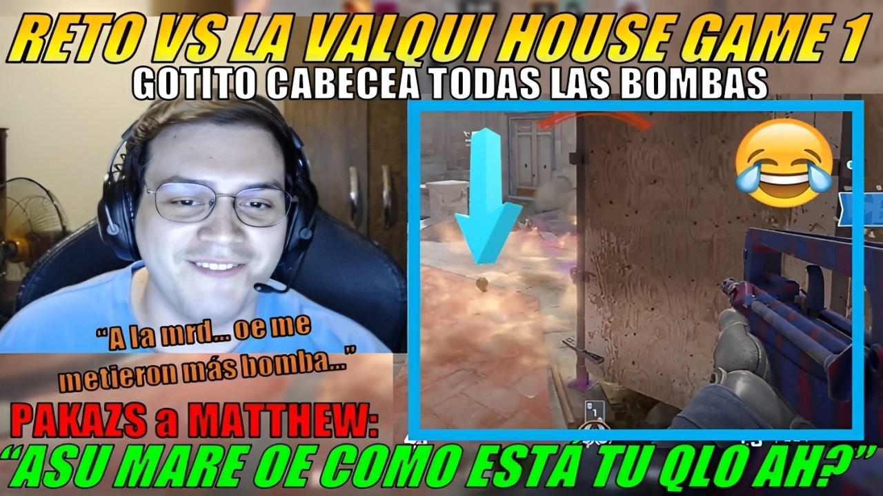 RETO | MATTHEW vs VALQUI HOUSE | Game 1| MAPA: INFERNO