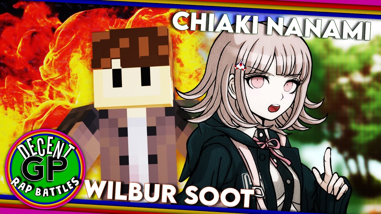 Chiaki Nanami vs. Wilbur Soot (Dream SMP) (ft. MidgeCat, Azia & MORE!). Decent GP Rap Battles.
