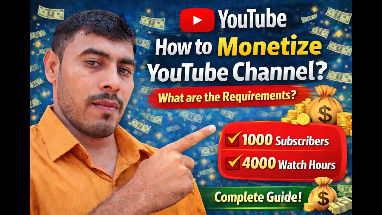 YouTube से पैसे कैसे कमाएं? 💰 Monetization Rules Explained | Live Stream