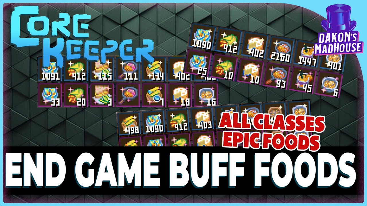 Get Fed! Get SWOLE! EAT BUFF FOOD | Core Keeper 1.1