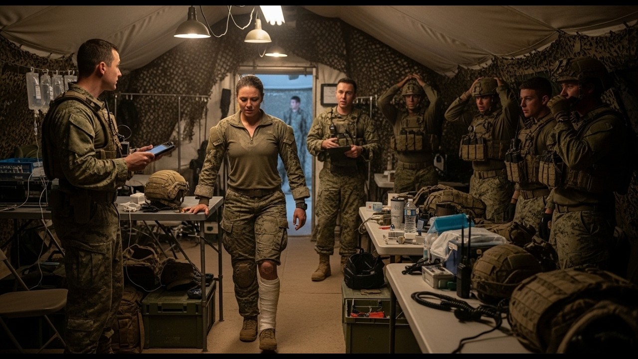 Limping on a Broken Leg in Silence — The SEAL Team Froze When the Medic Asked Her Codename