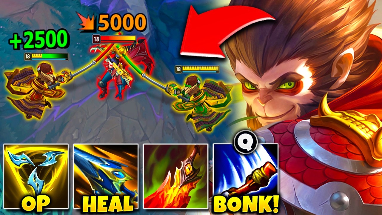 WUKONG JUNGLE IS 100% WAY TOO STRONG RIGHT NOW! (BONK THEIR WHOLE HEALTH BAR)