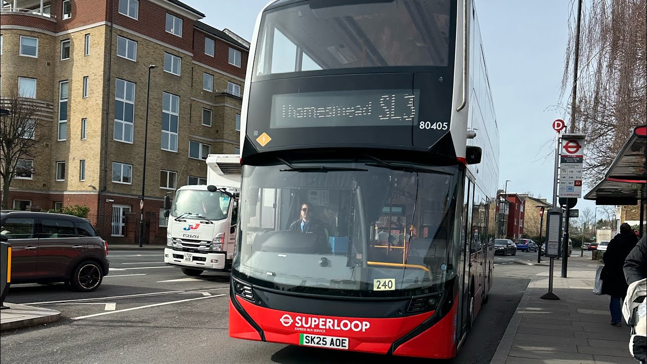 *SK25 AOE*Stagecoach London 25Reg ADL Enviro400EV