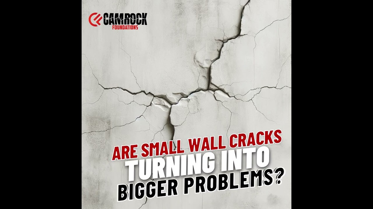Notice small cracks in your walls? They could be early signs of more significant foundation prob...