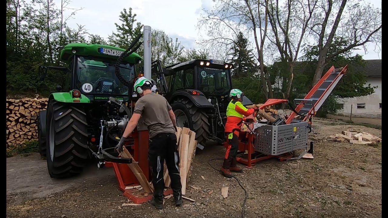 Vogesenblitz Holzspalter & Wippsäge Solomat Auto
