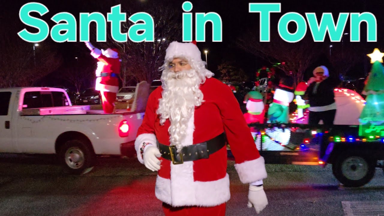 Идет Санта-Клаус | Парад Санта-Клауса 2025 | Санта-Клаус едет в город | Праздничный экспресс 2025