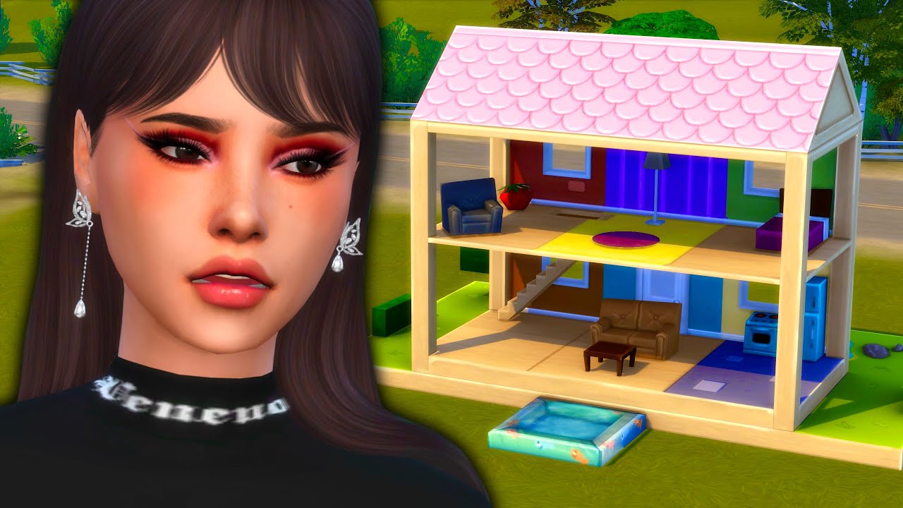Kann ich ein PUPPENHAUS als *echtes* Haus bauen? | Die Sims 4 | Doris
