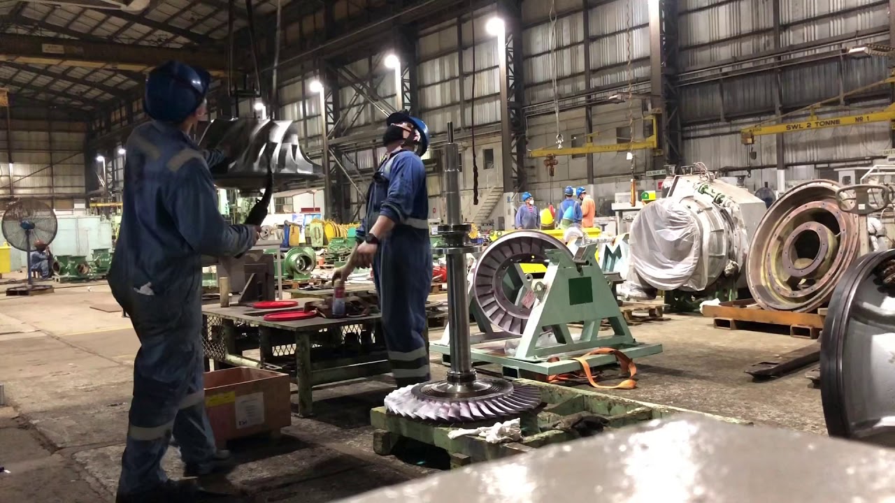 MAN Turbocharger Assembling Rotor for balancing