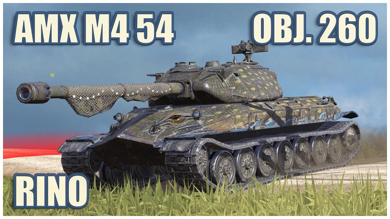 Объект 260, Rinoceronte & AMX M4 54 • WoT Blitz Gameplay