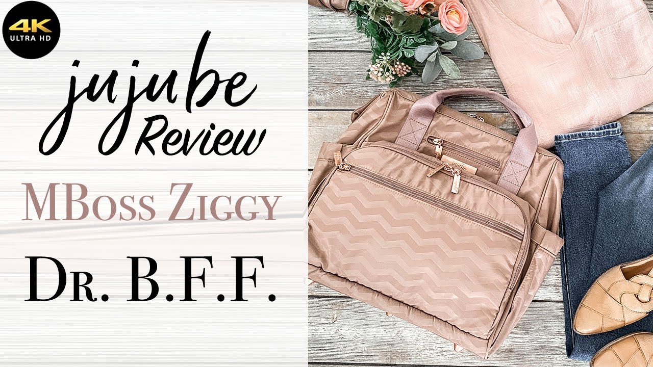 JuJuBe Dr. BFF Diaper Bag | MBoss Ziggy Warm Sand | Review, Packing & On The Body!