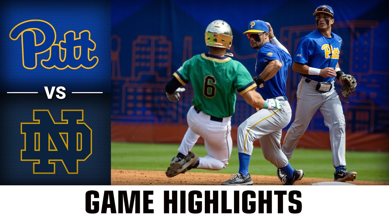 Pitt vs. Notre Dame ACC Baseball Championship Highlights (2023)