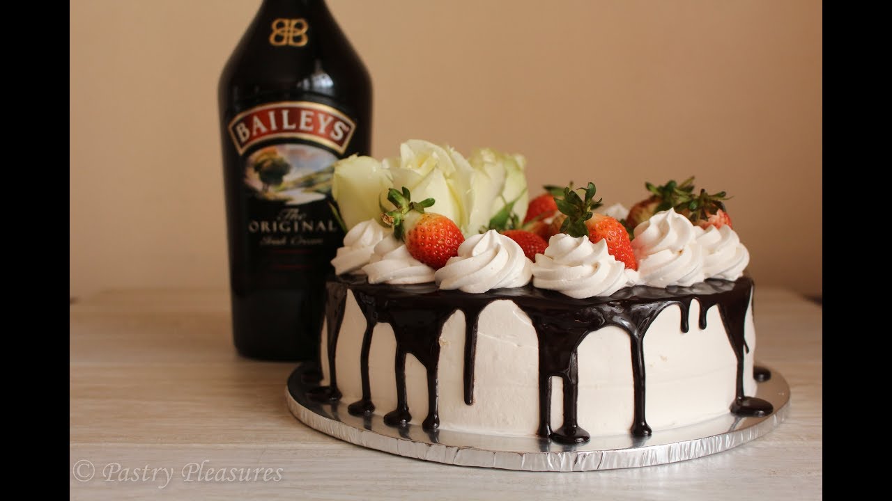 Baileys sponge cake \\ Mother's Day Cake idea