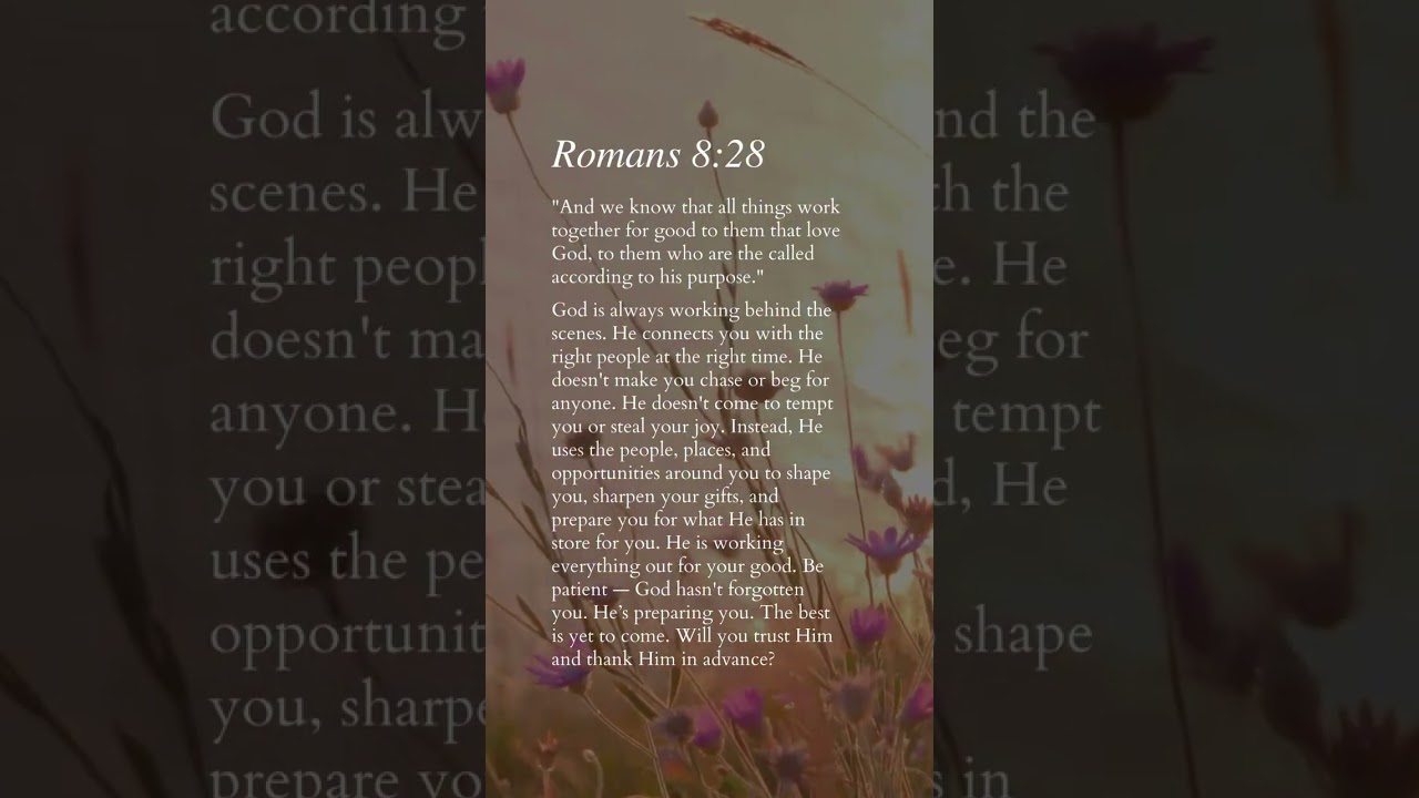 Personal experiences about God! Christian content.
