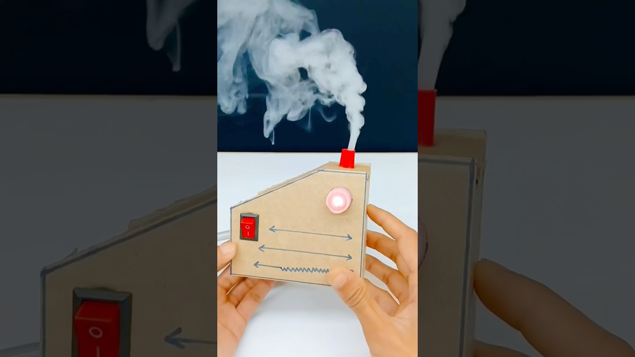 #youtubeshort How To Make A Mini Smoke Machine ❤️ #shorts #trending #shortsviral
