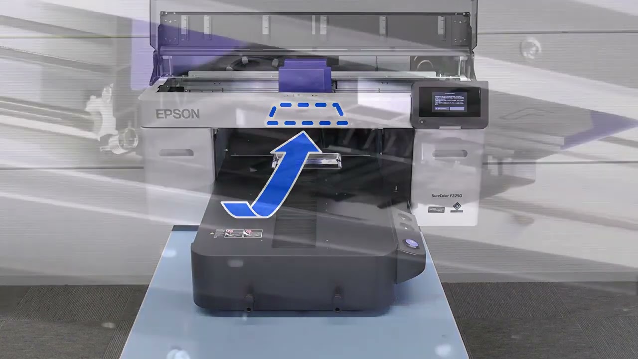 Epson SC-F2200 DTG Printer - Cleaning around the print head