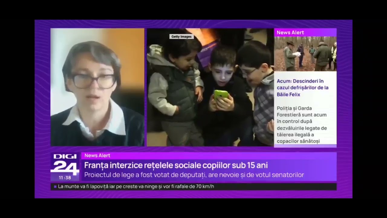 Interview pour TV Digi 24 avec Valentin Chisoceanu le 28.01.2026