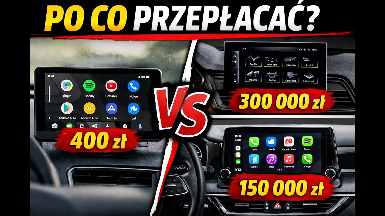 Auto za 300 000 zł kontra ekran za 400 zł &ndash; SZOK