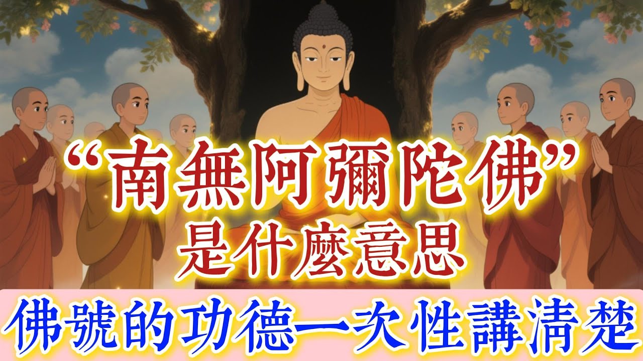 一念“南無阿彌陀佛”，到底念的是誰？佛號的真正功德一次講清楚！是喚醒內心力量的密碼！