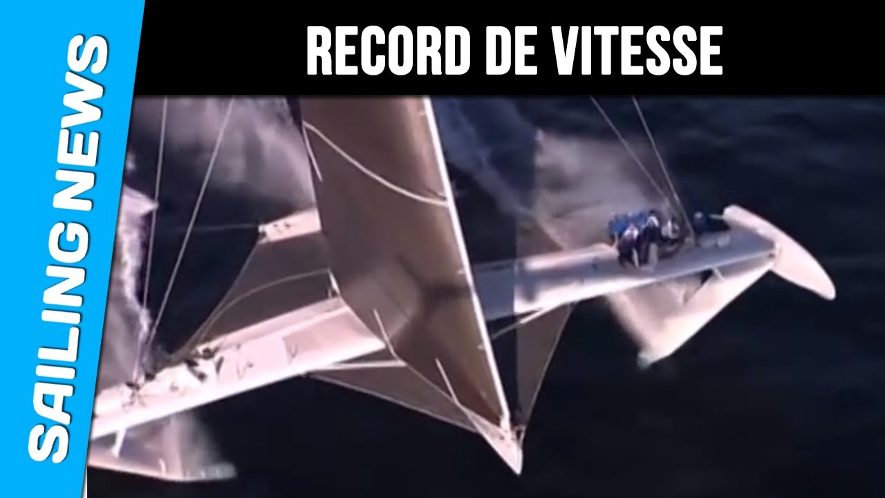 Hydroptère : record de vitesse à la voile ! le bateau vole