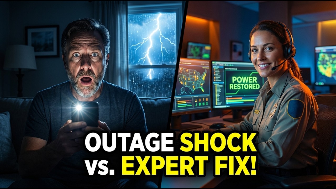 “Power Outage Panic! How the Electric Company Saved My Family ⚡”