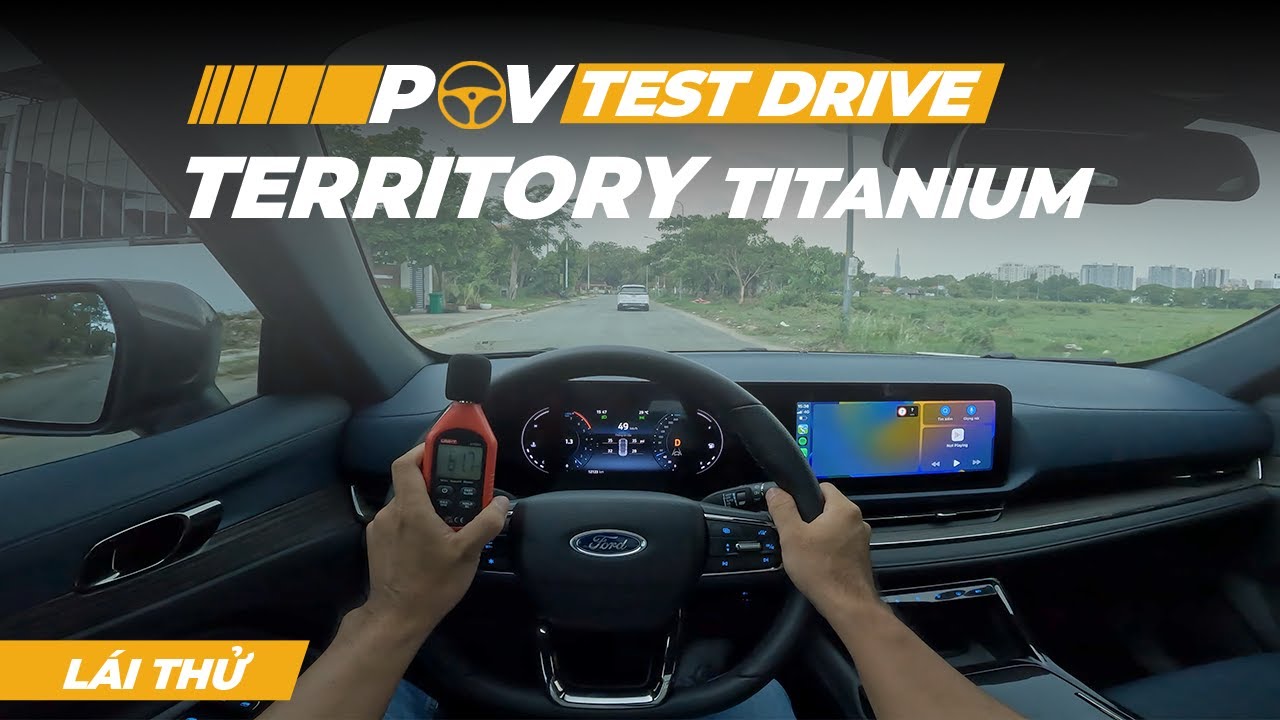 Lái thử Ford Territory Titanium trên đường phố Sài Gòn