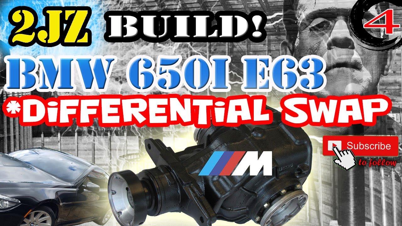 BMW 650i e63 rear differential M6 swap for 2JZ project