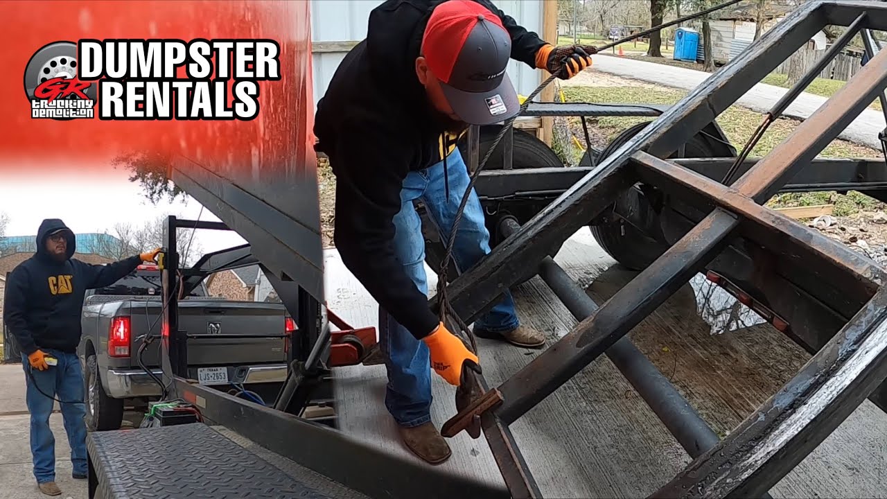 A day in the life, running my roll off dumpsters