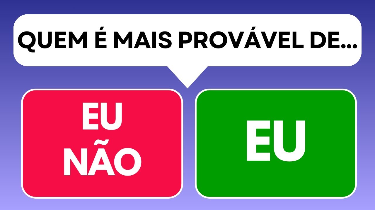 ✴️ QUEM &Eacute; MAIS PROV&Aacute;VEL DE&hellip;❓| QUIZ