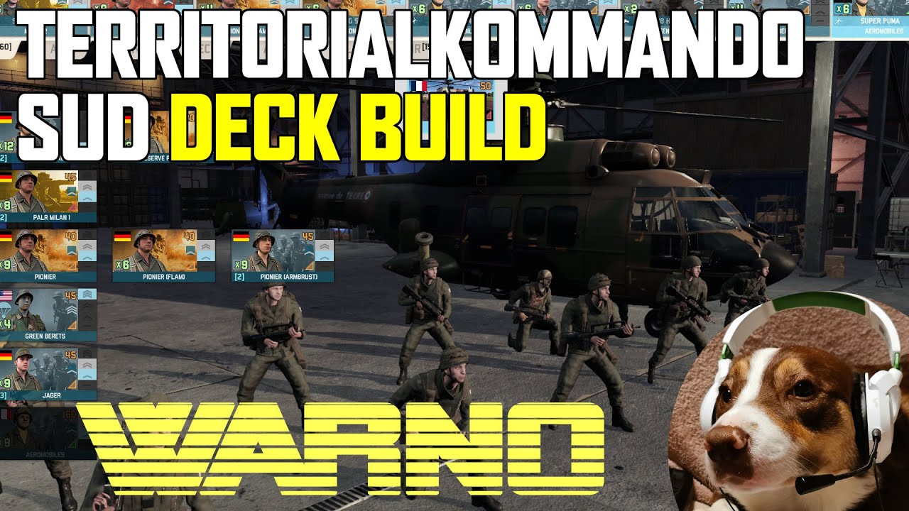 Сборка территориальной команды S&uuml;d Deck &mdash; WARNO