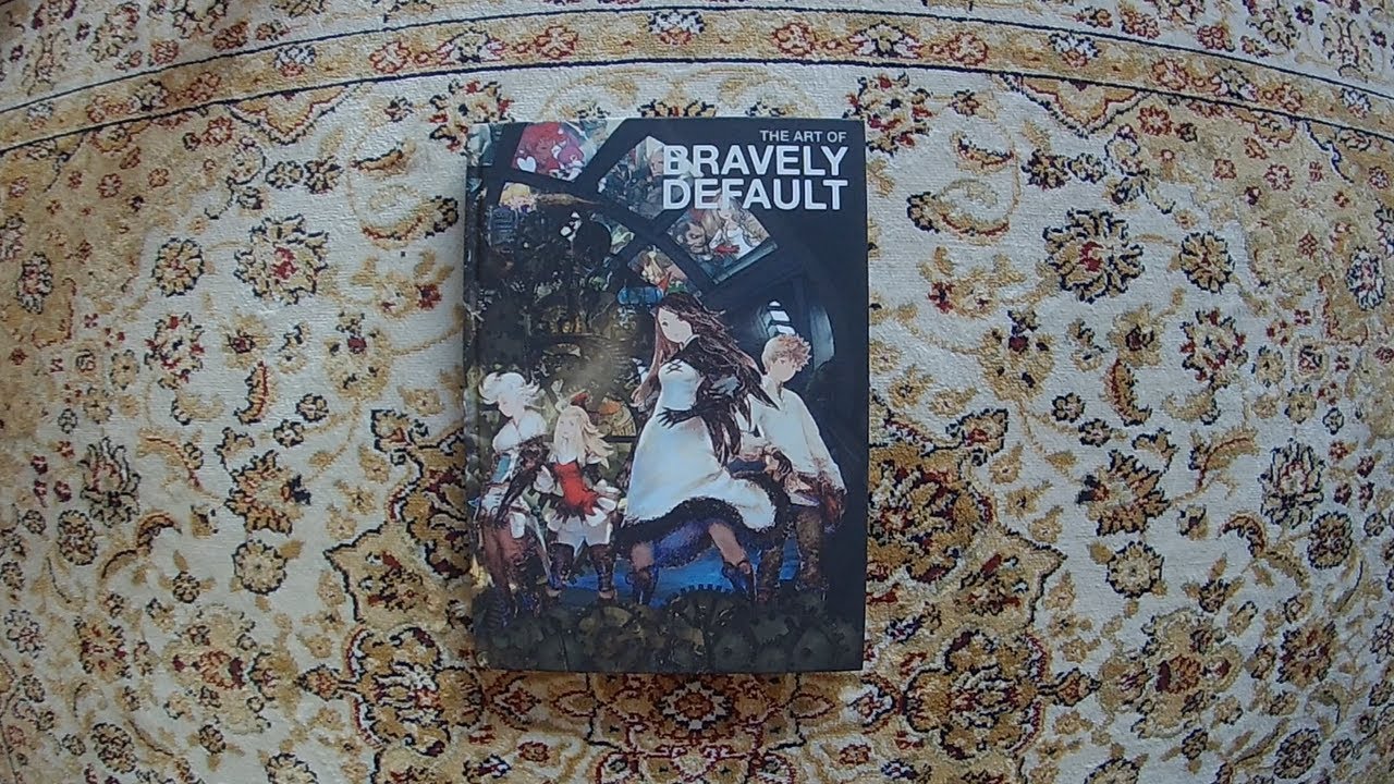 The art of Bravely Default | book flip