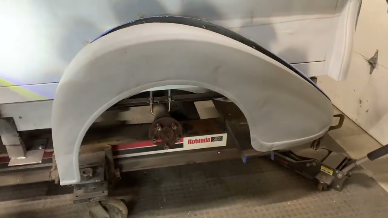 Widening the Rear Fender 1937 Dodge Truck