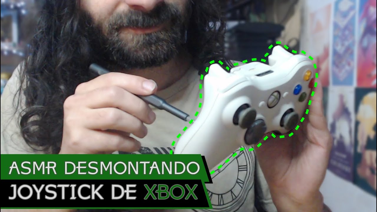 ASMR desarmando y limpiando un joystick de XBOX 360 | Unboxing + Desarme | ASMR Español