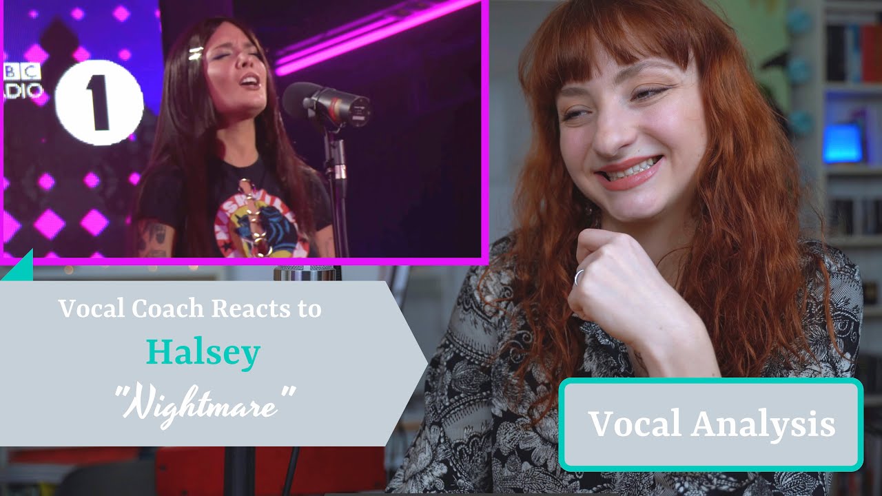Vocal Coach Reacts to Halsey singing 