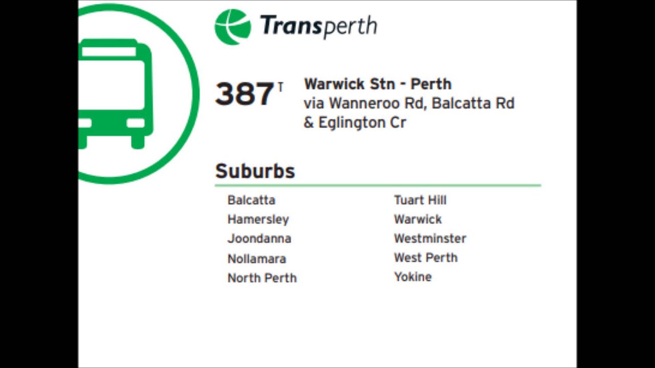 Transperth 387T (Defunct)