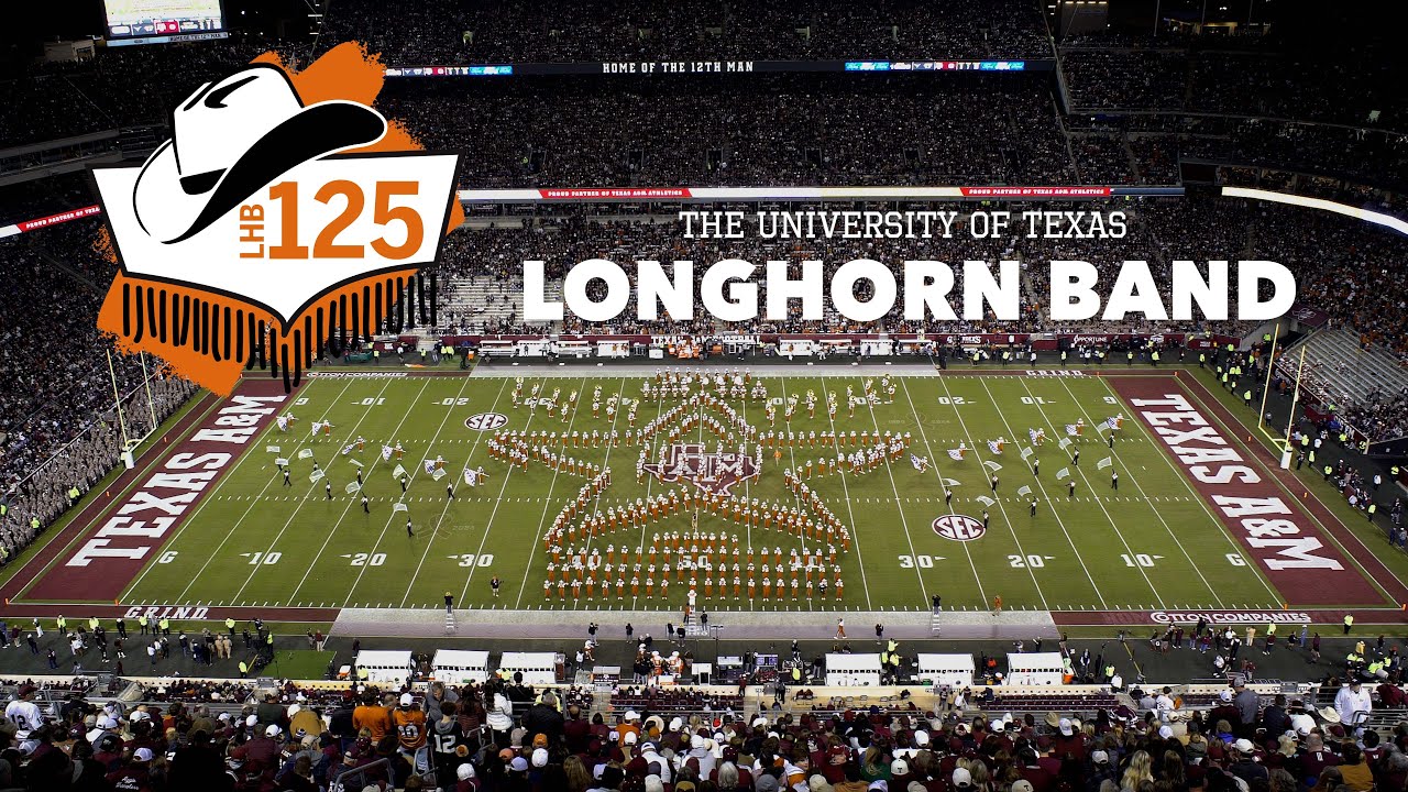 Halftime - Texas vs. Texas A&M - 11/30/2024 - The University of Texas Longhorn Band in 4K