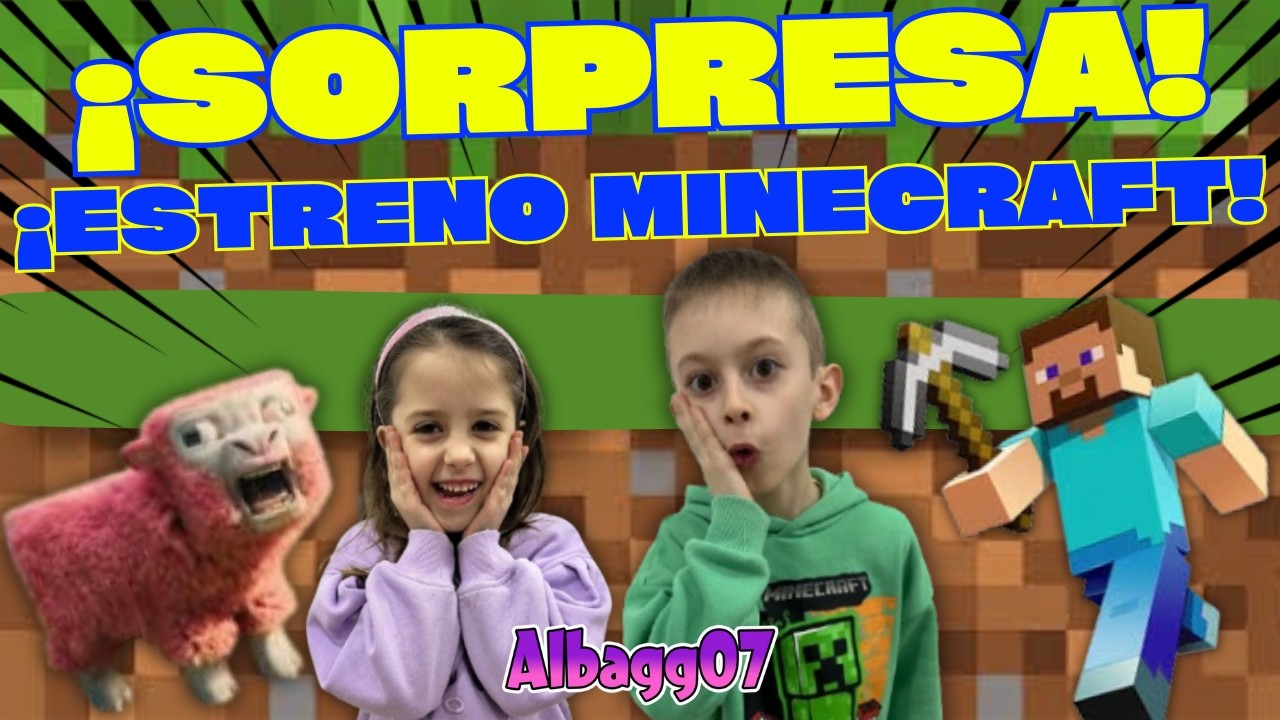 ¡SORPRESA! Los llevamos al ESTRENO de MINECRAFT… ¡y pasó ESTO! 🤯🍿🍔