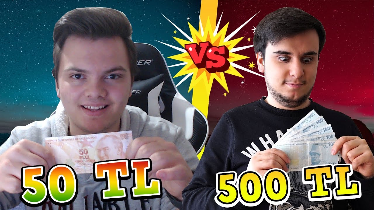 50 TL VS 500 TL - Zula !