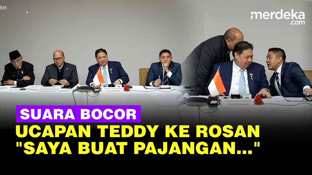 Bocor Suara Seskab Teddy Bicara ke Menteri Rosan: Undang Saya Buat Pajangan Saja