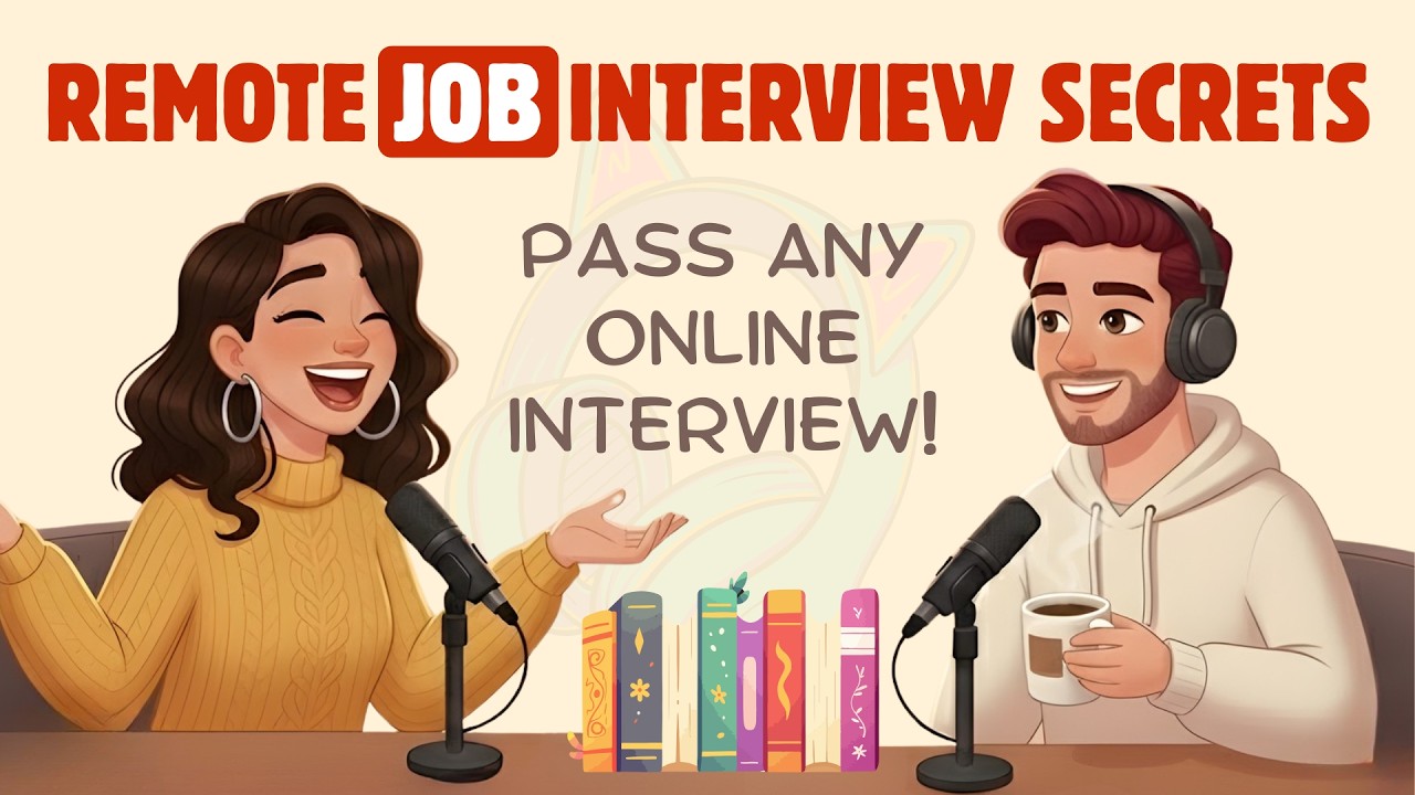 English Podcast for Easy English Conversation | Remote Job Interview Secrets | English Listening