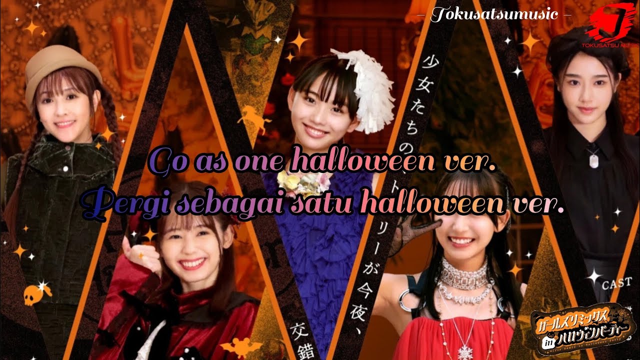 Go as one Halloween ver. By Rinne kudo with girls remix {ED Girls remix in Halloween party}