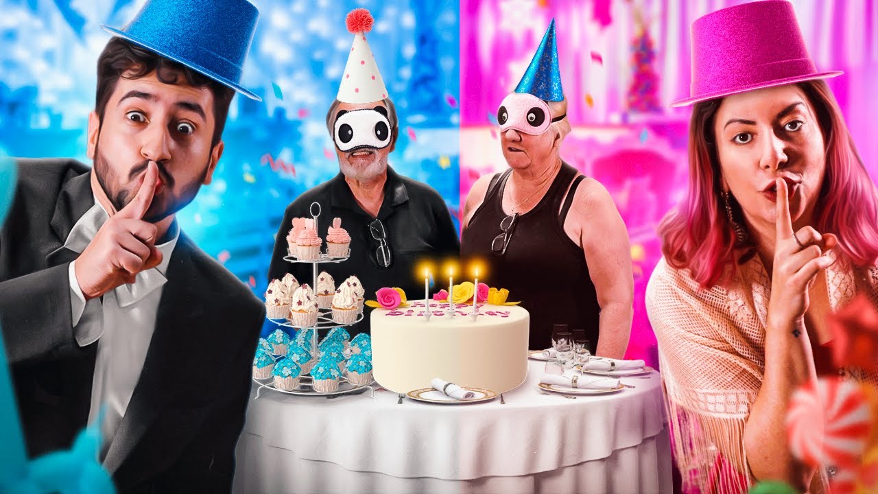 A Super Festa Surpresa Especial com Trollagem para nossos pais | Gabriel e Shirley 2.0