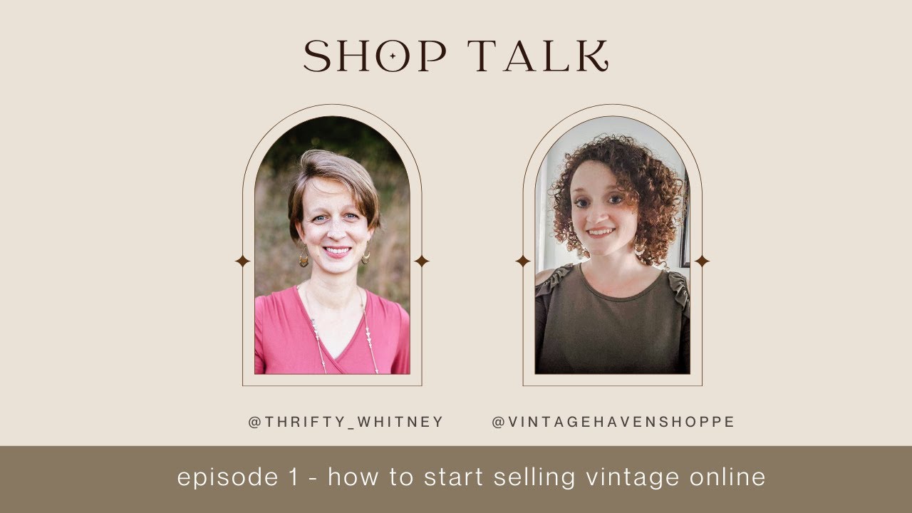 Подкаст Shop Talk, выпуск 1 &mdash; Как начать продавать винтажные вещи онлайн