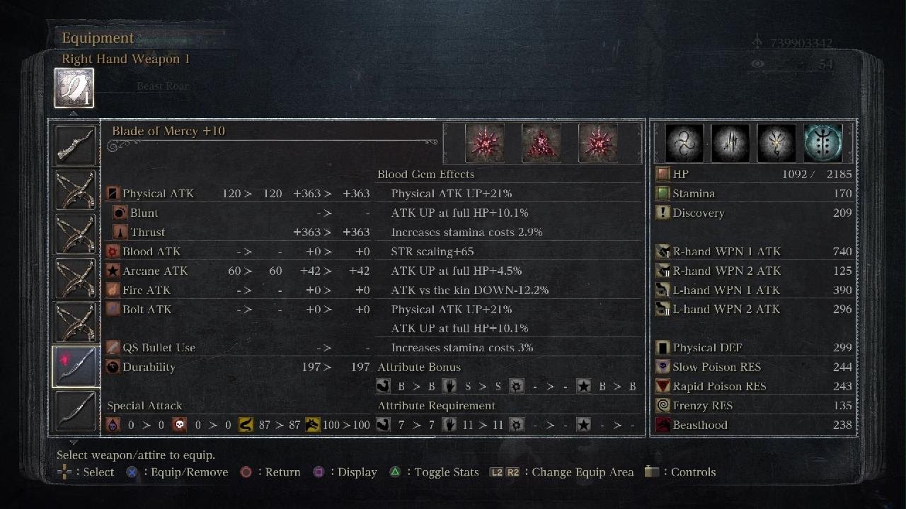 Blade of Mercy best gems set up [2025 updated]