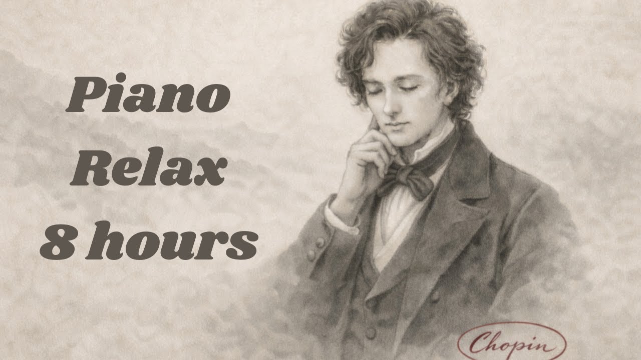8 Hours of Chopin Piano Music for Relaxation & Calm
