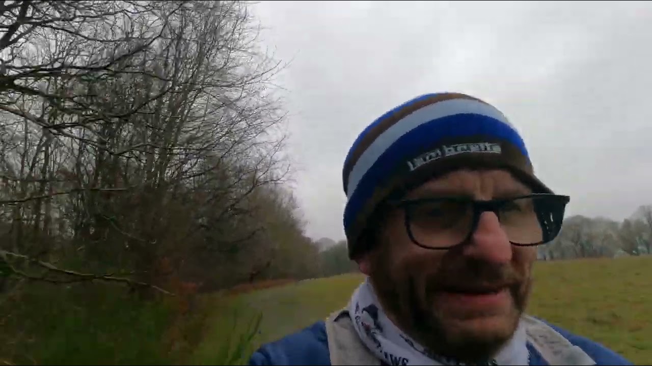 Running a route planned by AI. A trail run through Plessey Woods, Northumberland. 