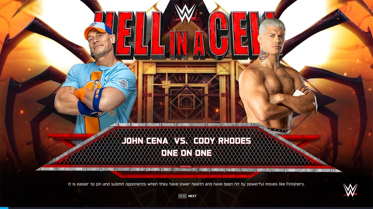 John Cena Vs Cody Rhodes #wwe2k25 #johncena #wwelive  #shorts #shortsfeed  #rhearipley #cody