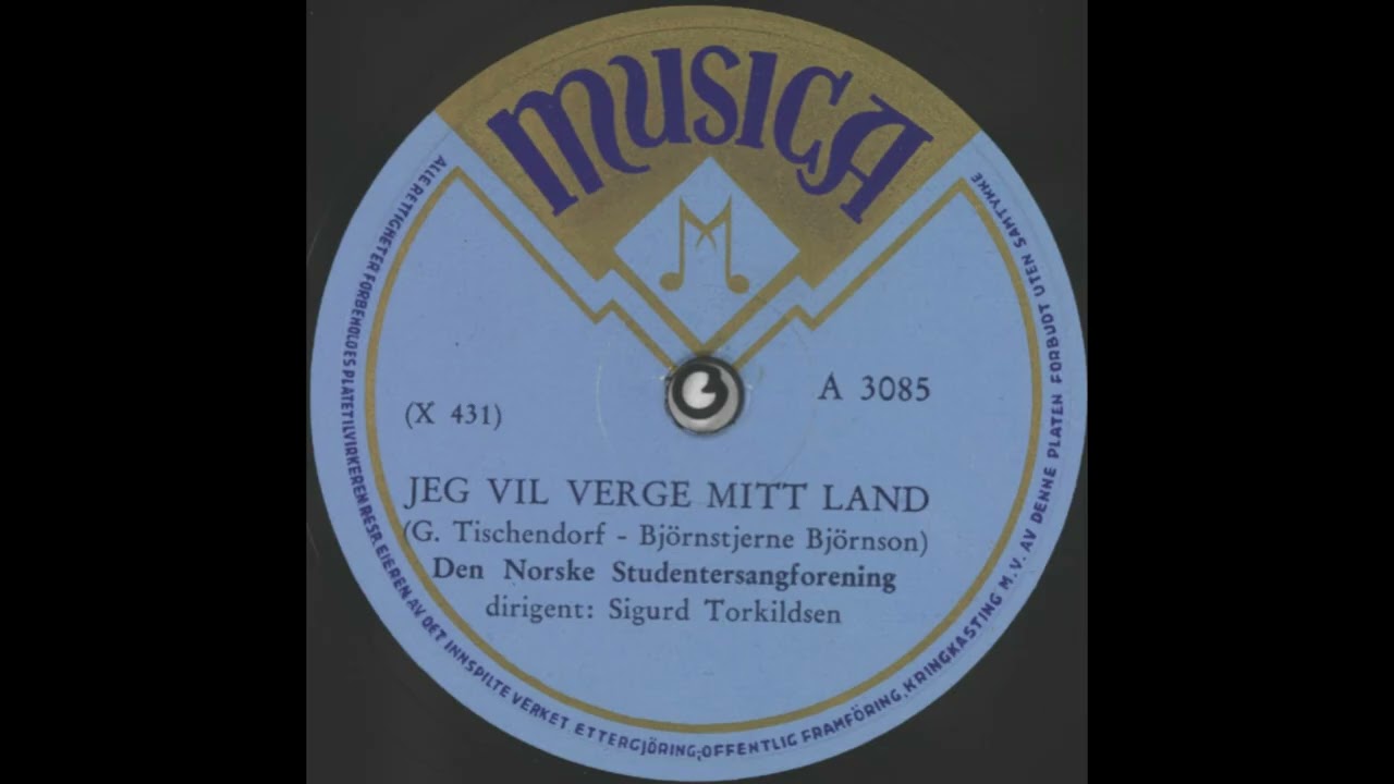 Ja, vi elsker dette landet - Den Norske Studentersangforening (cond. Sigurd Torkildsen) (1952)