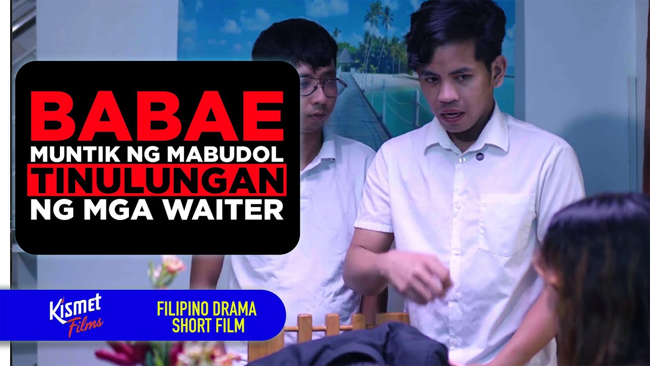 Babae Muntik Nang Mabudol, Tinulungan ng mga Waiter | Tagalog Short Film