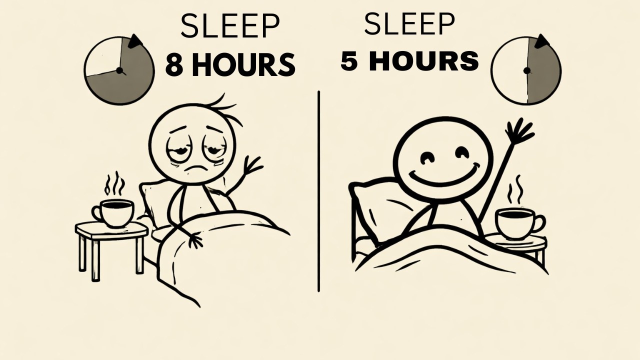 How to Sleep LESS hours and wake up FRESH (Science-Backed)