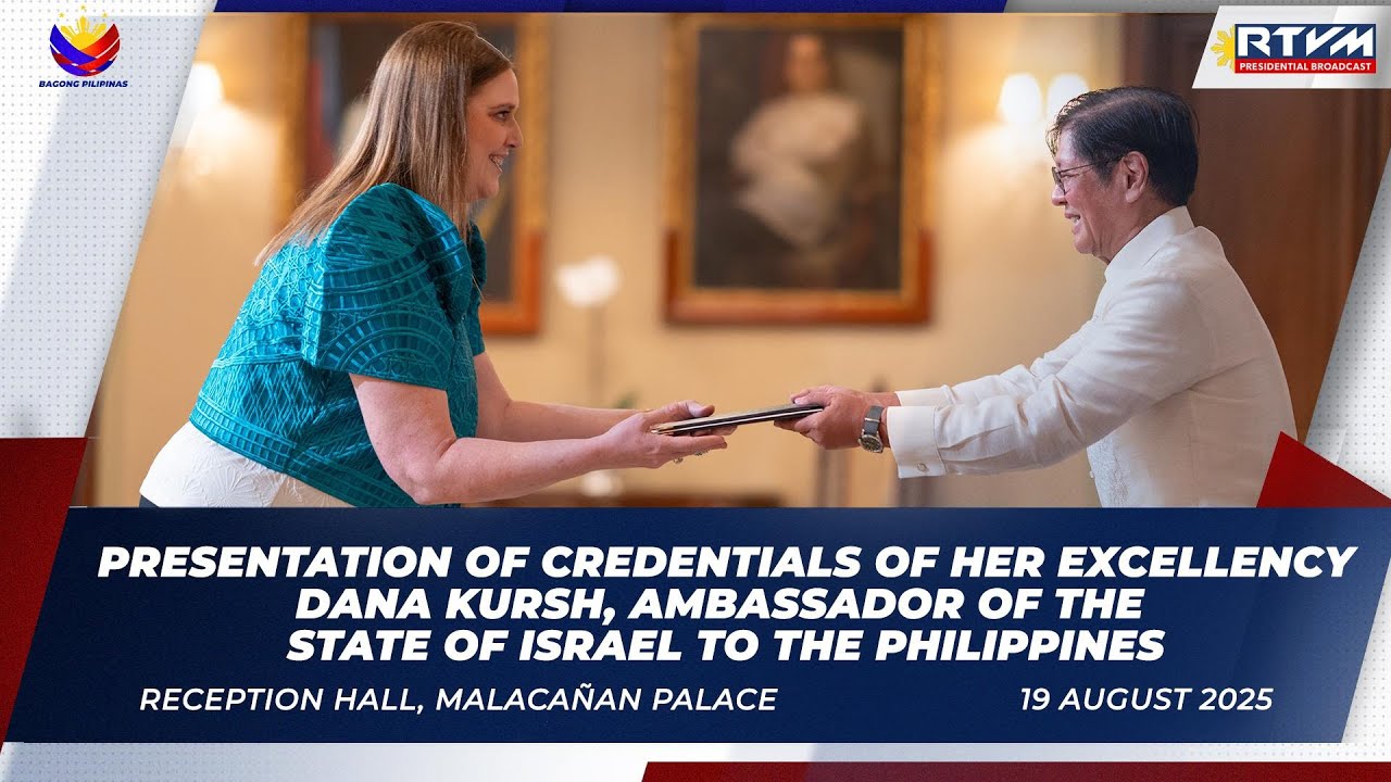 Presentation of Credentials of H.E. Dana Kursh, Ambassador of the State of Israel to the Philippines